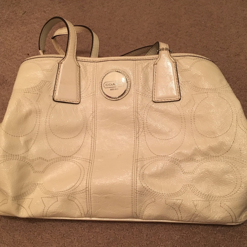 Coach leather purse